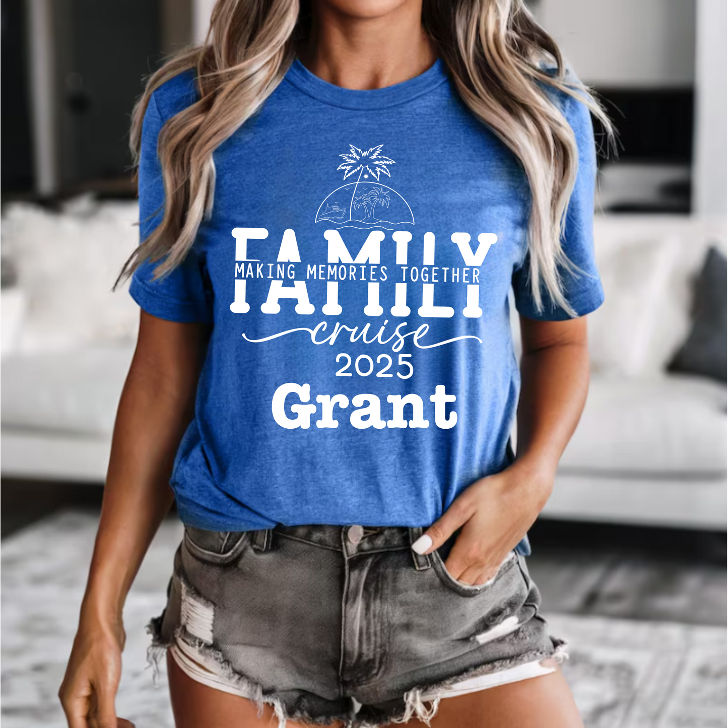 Customized Family Cruise 2025 T-Shirt