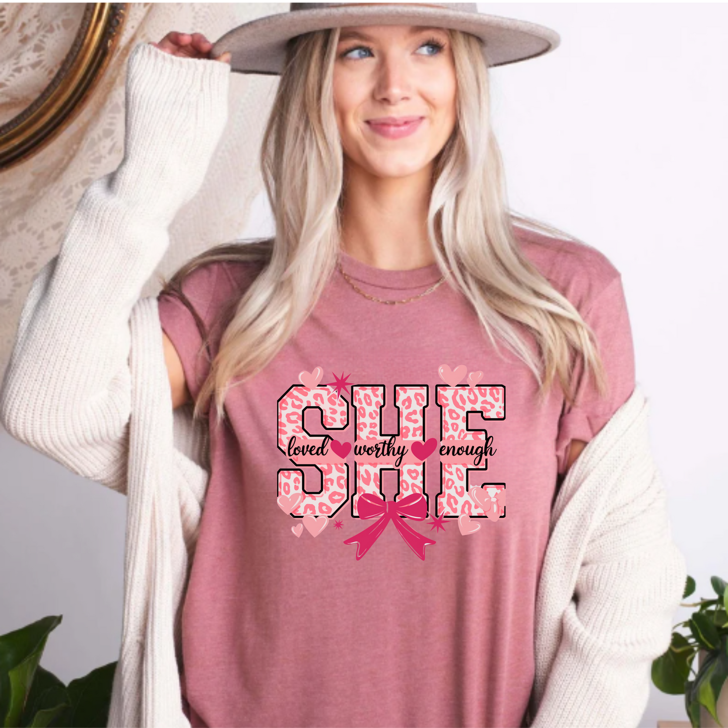 She is Loved Worthy Enough Tee