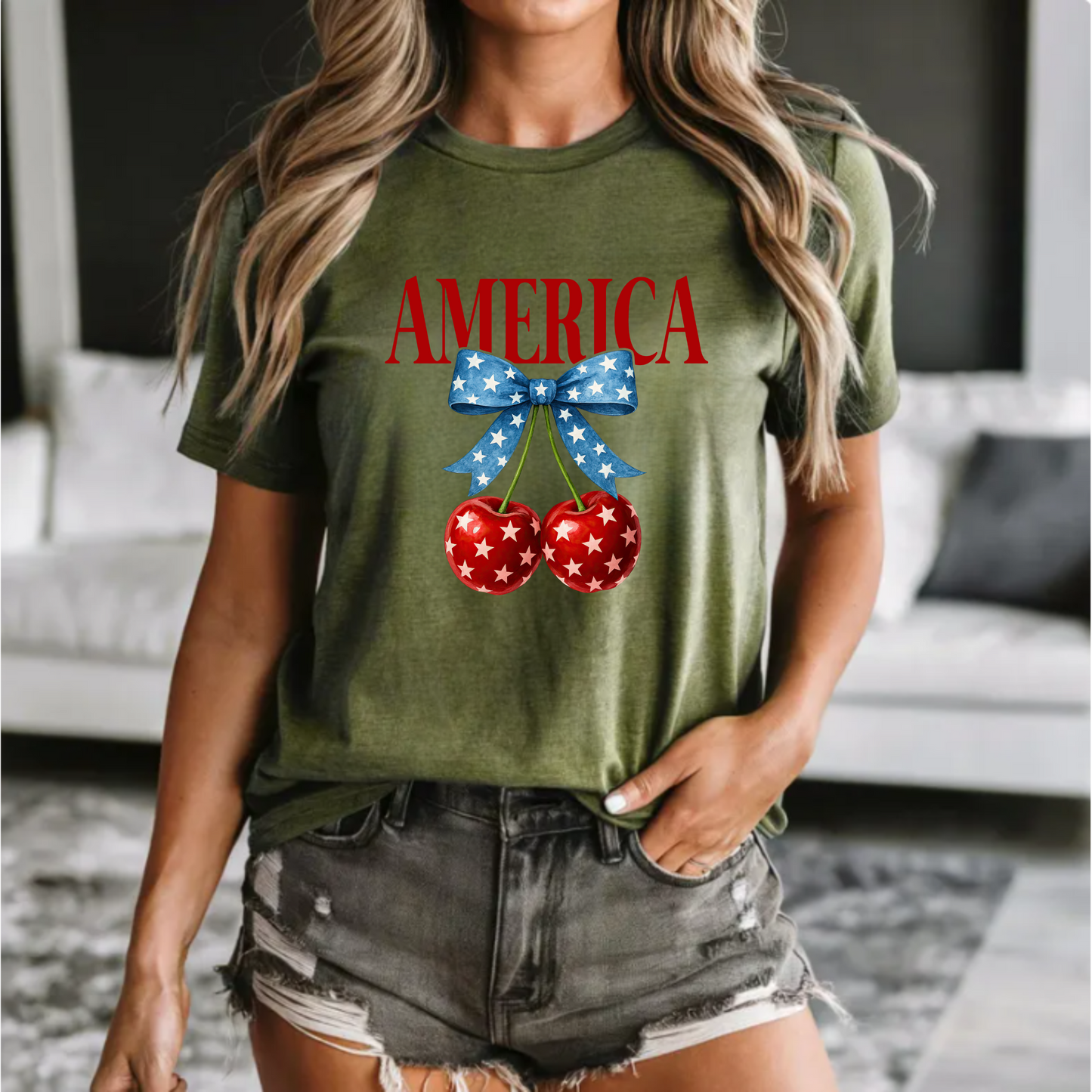 Cherries America Tee