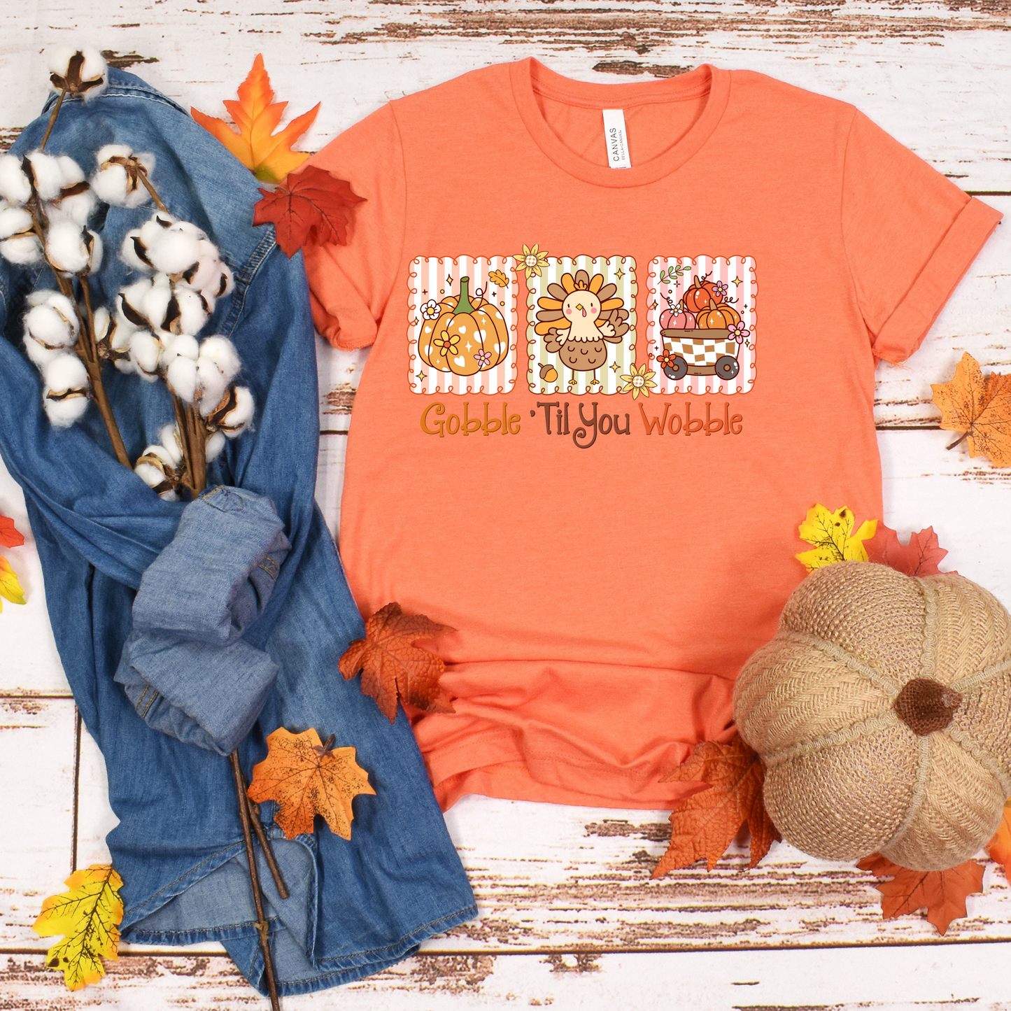 Thanksgiving Unisex T-Shirt Gobble til you wobble