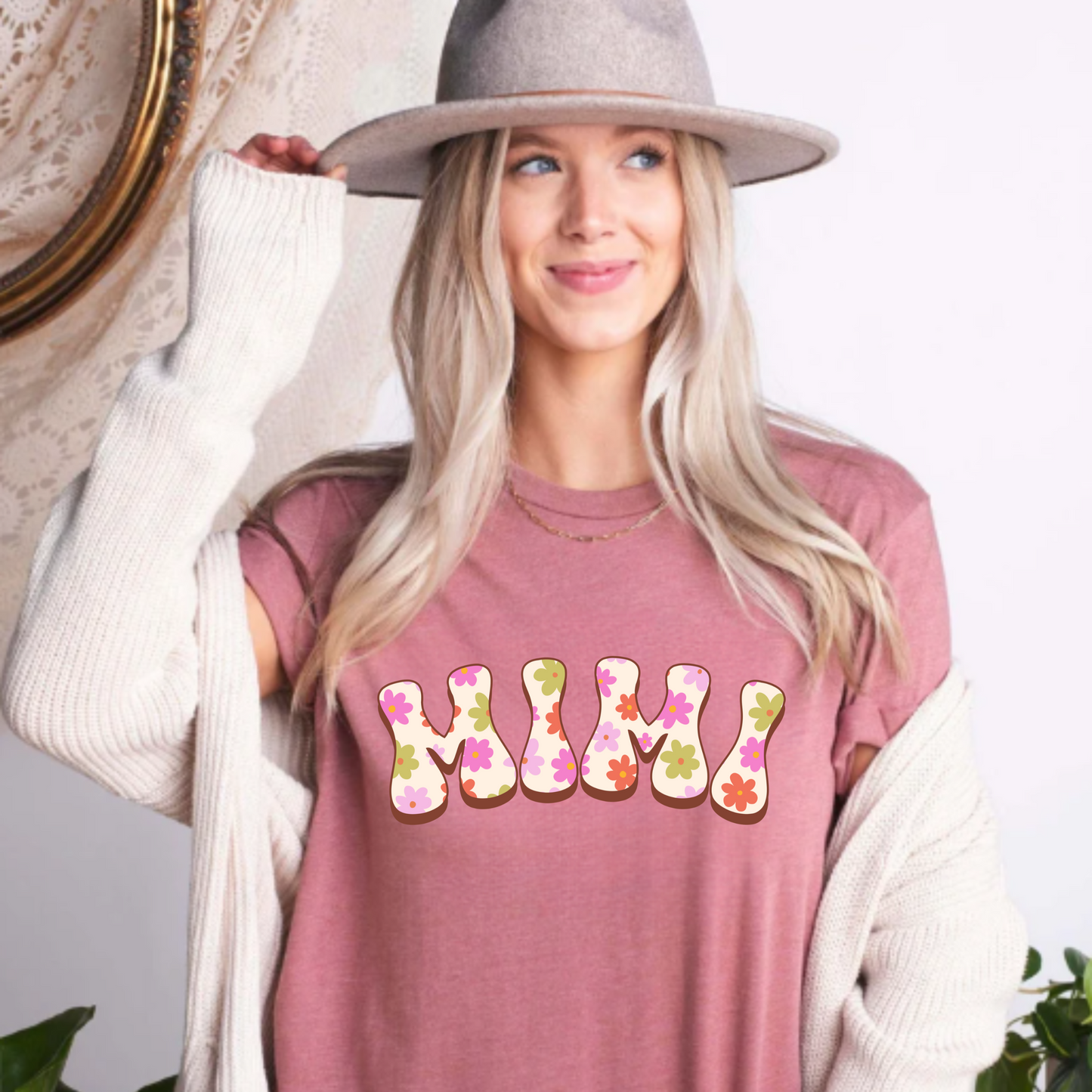 Floral Tee - Retro Mimi Design