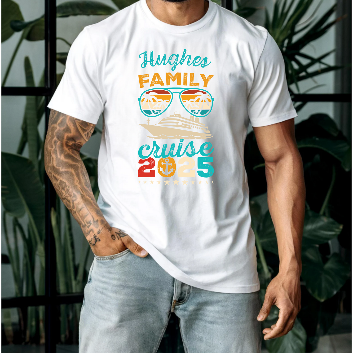 Customized Family Cruise 2025 Unisex Tee