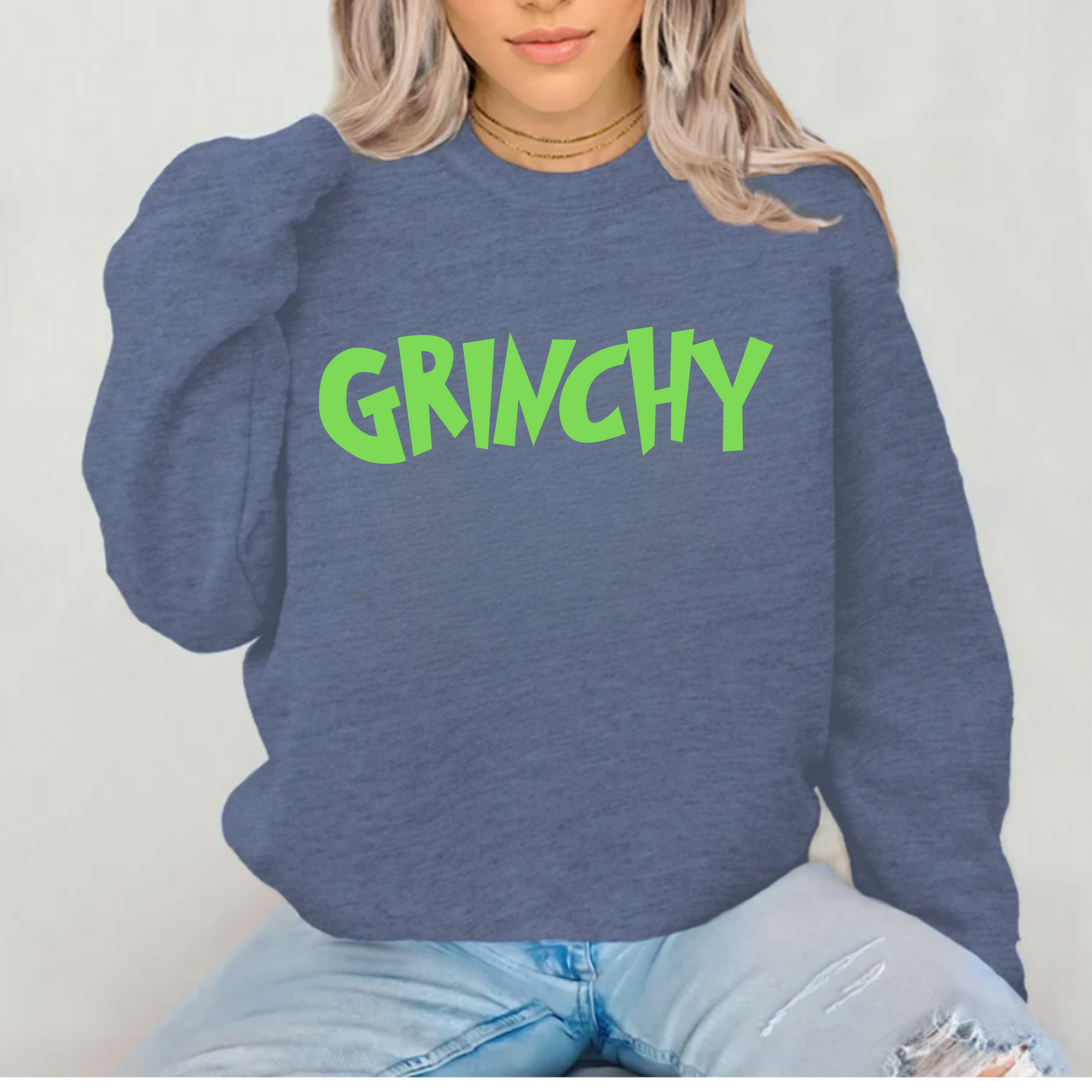 Grinchy Crewneck Sweatshirt