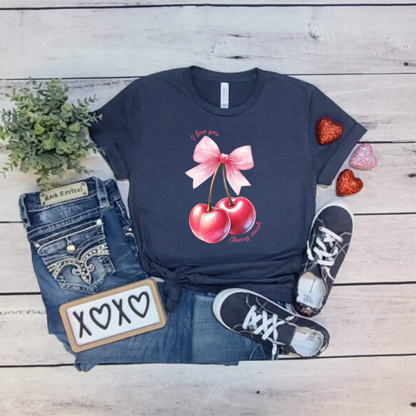 Valentines Day I love you cherry much Tee