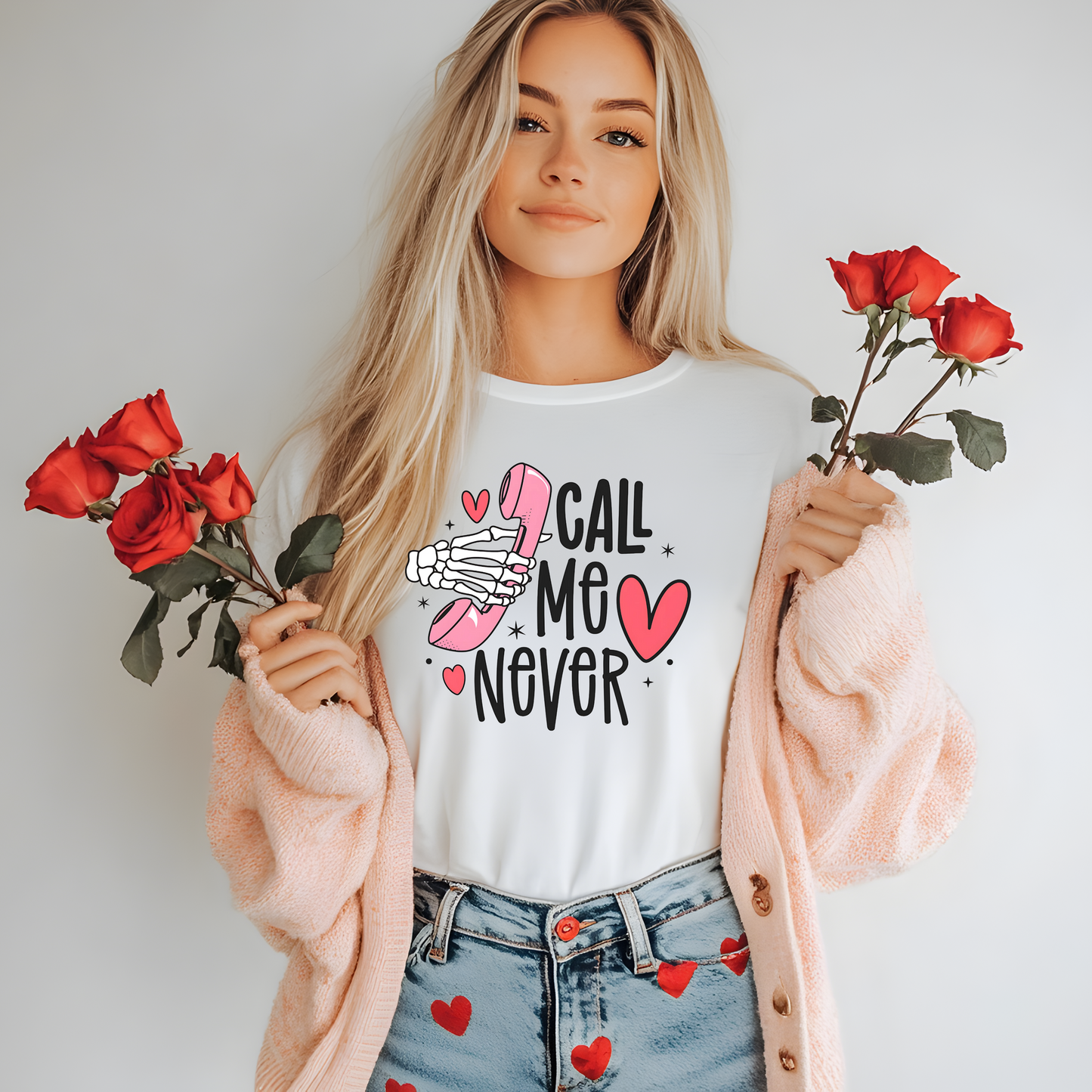 Call me never Valentine's Day T-Shirt