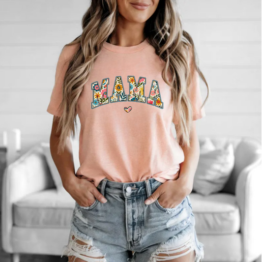 Floral 'Mama' Unisex Tee