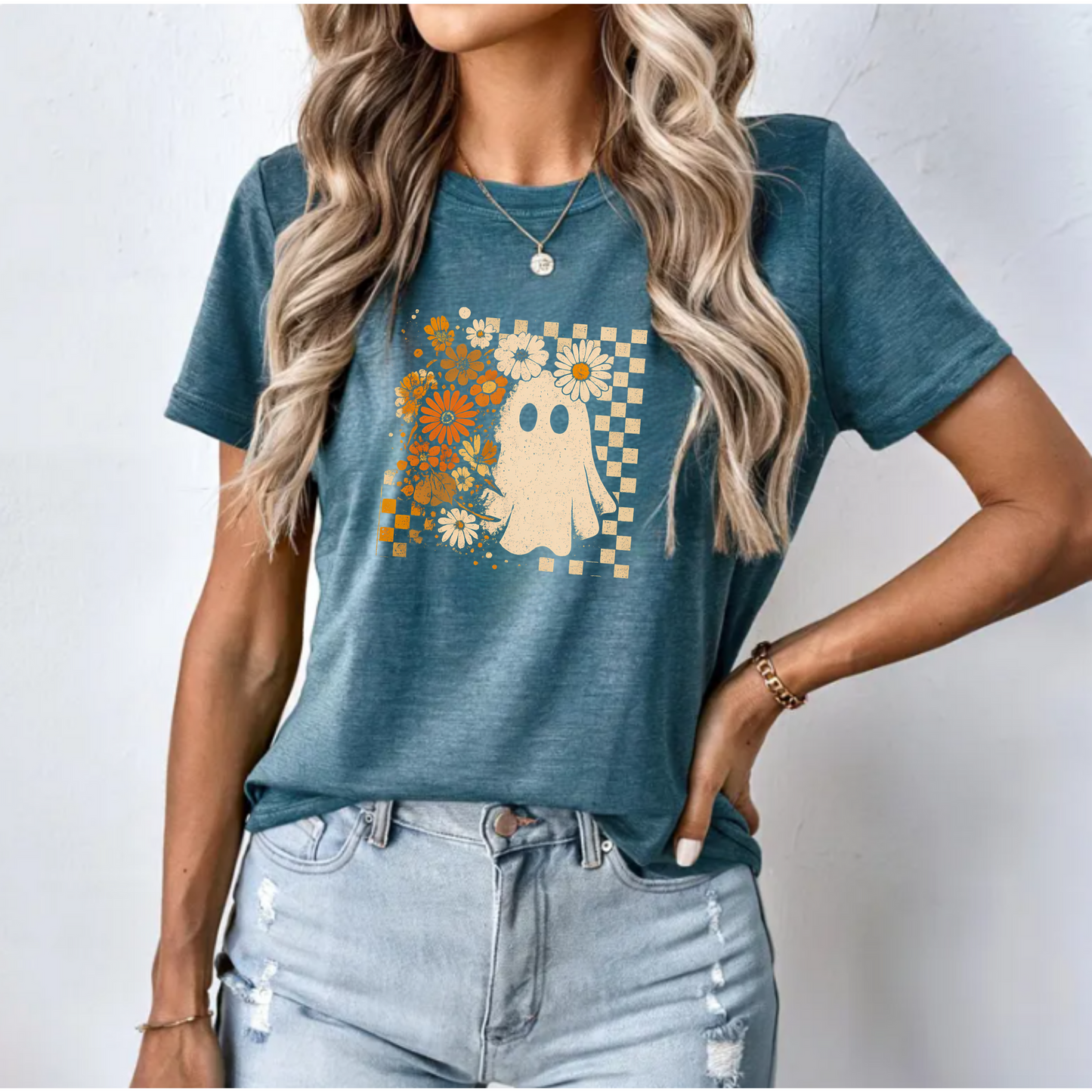 Floral Ghost T-Shirt