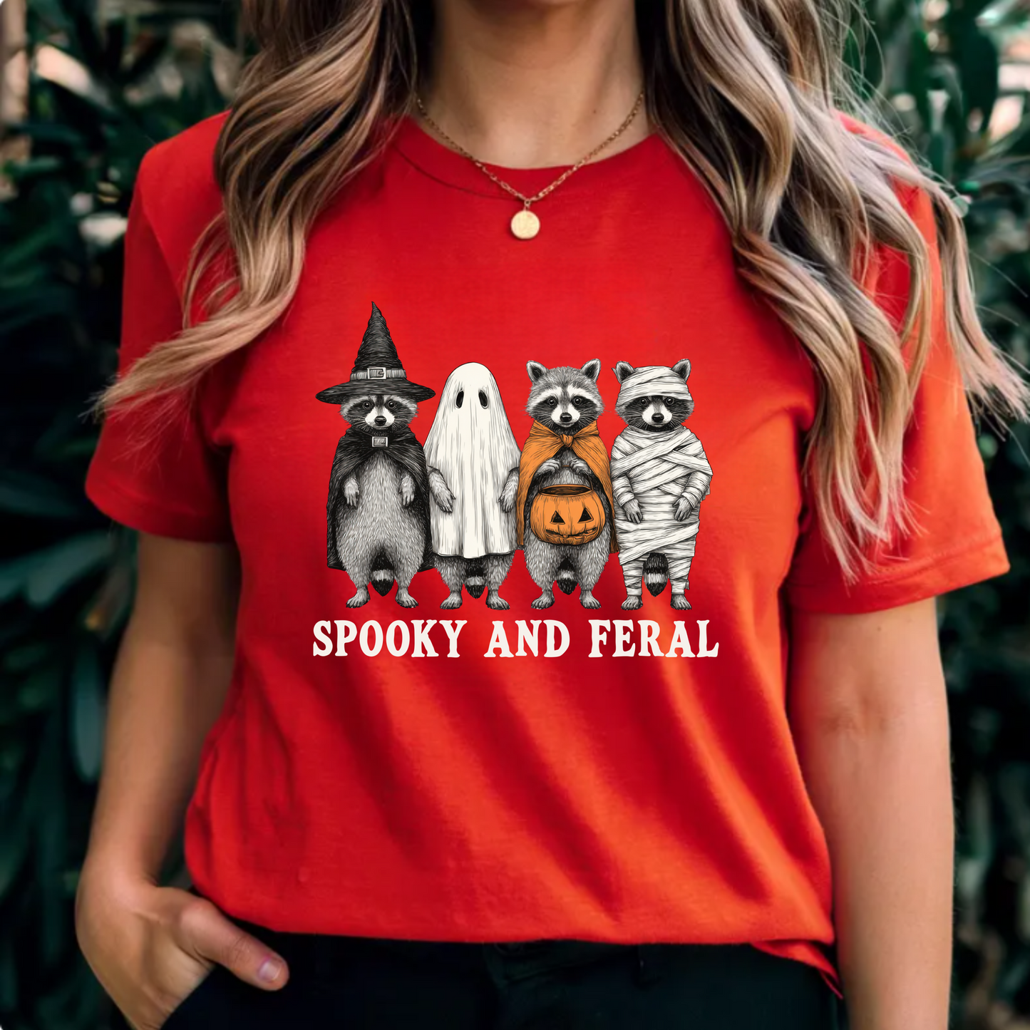 Halloween Racoons T-Shirt