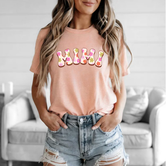 Floral Tee - Retro Mimi Design