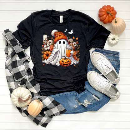 Ghost T-Shirt - Halloween Spirit Unisex Softstyle Tee