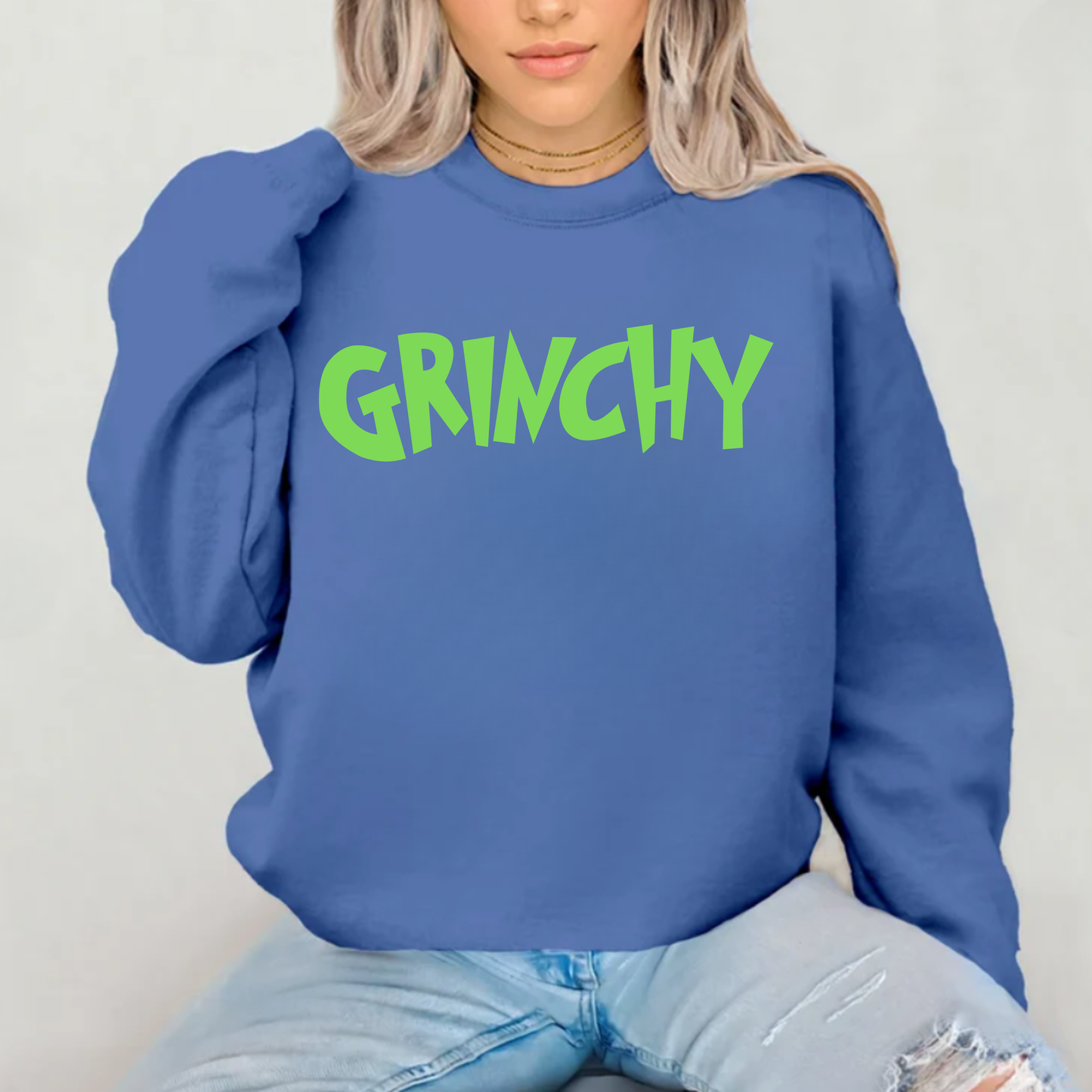 Grinchy Crewneck Sweatshirt