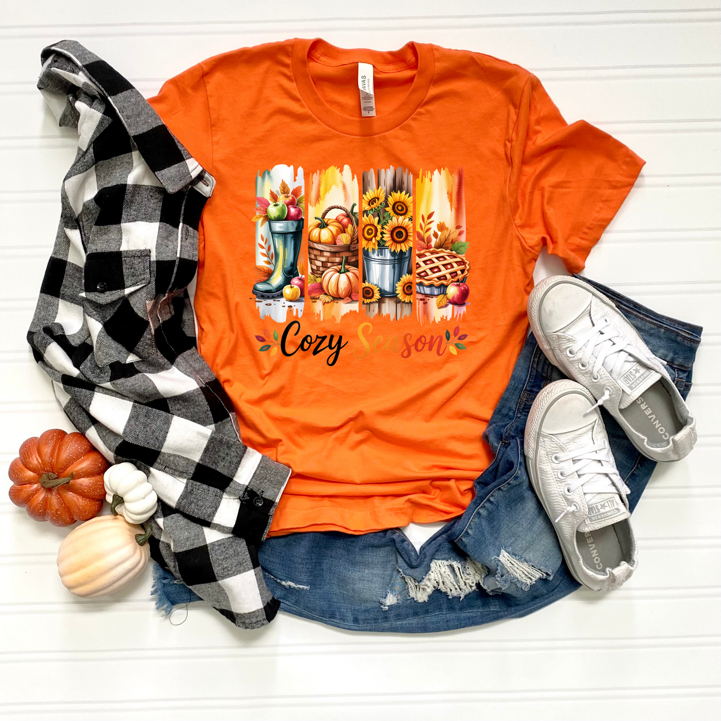 Cozy Season Paint Brush Softstyle T-Shirt