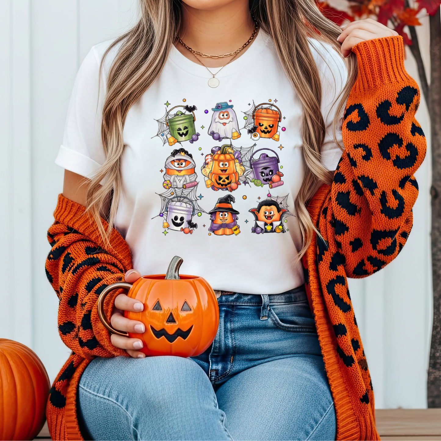 Halloween Nugget Characters T-Shirt