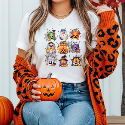 Halloween Nugget Characters T-Shirt