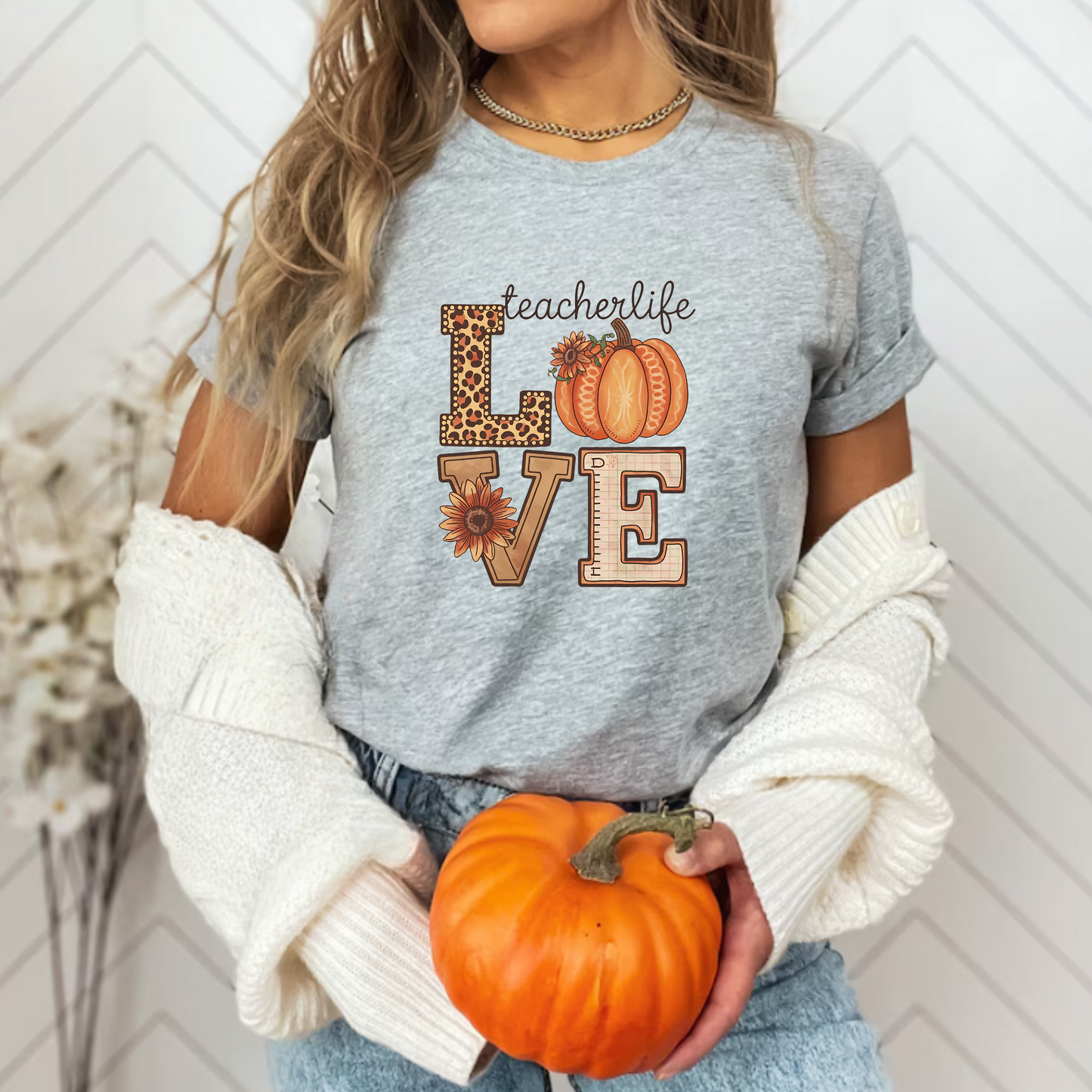 Teacher Life Fall "Love" T-Shirt