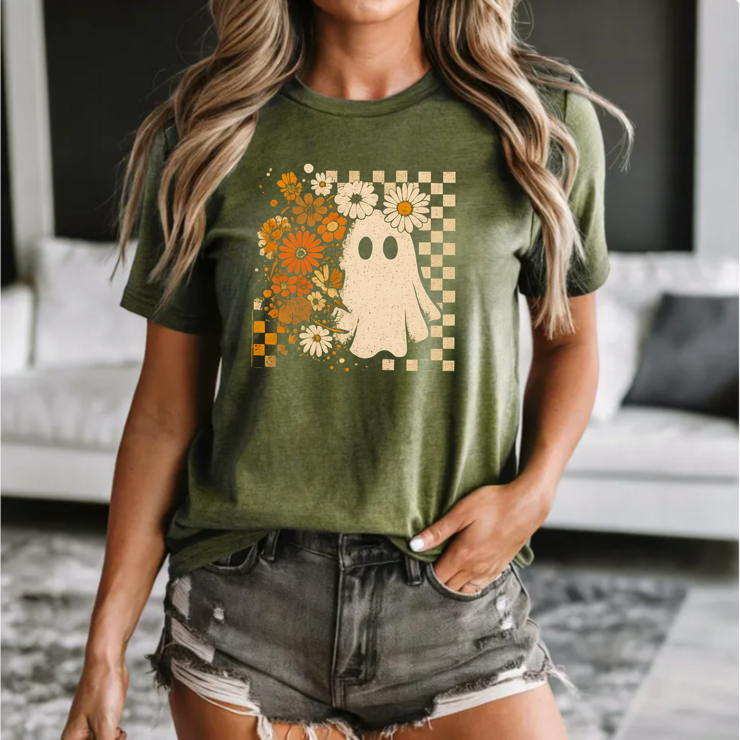 Floral Ghost T-Shirt