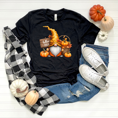 Hello Fall Gnome T-Shirt