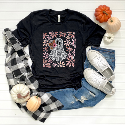 Floral Lace Ghost T-Shirt