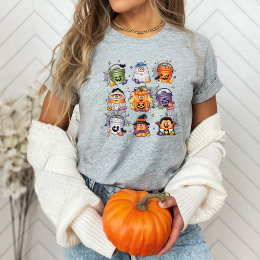 Halloween Nugget Characters T-Shirt