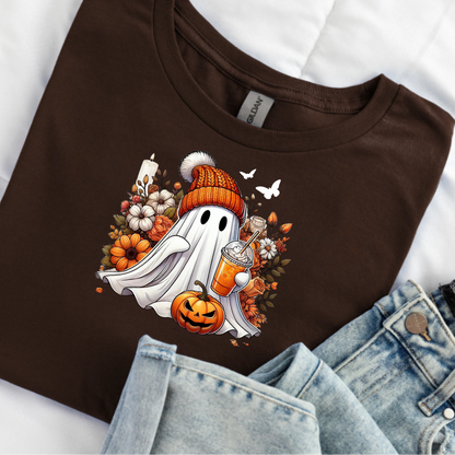 Ghost T-Shirt - Halloween Spirit Unisex Softstyle Tee
