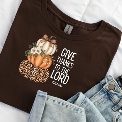 Religious Unisex T-Shirt - Give Thanks to the Lord