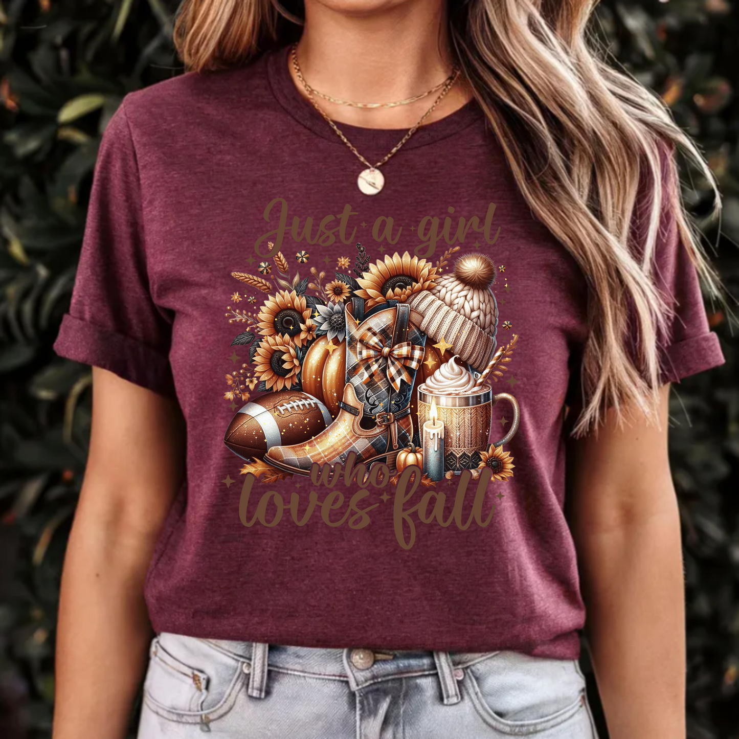 Fall Lover Unisex T-Shirt - Just a Girl Who Loves Fall