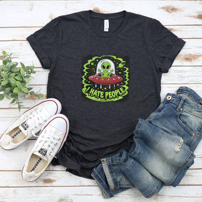 Alien Hate People Tee