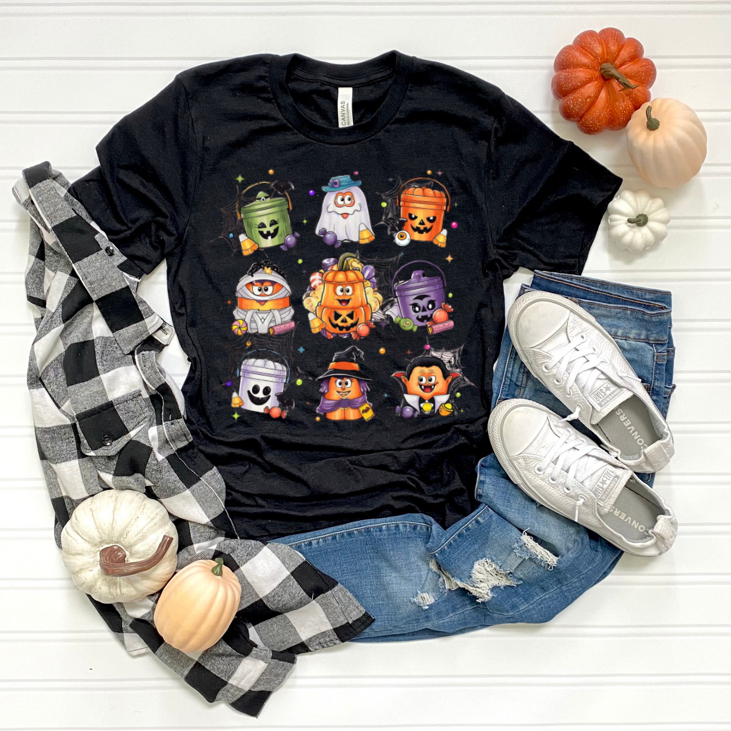 Halloween Nugget Characters T-Shirt