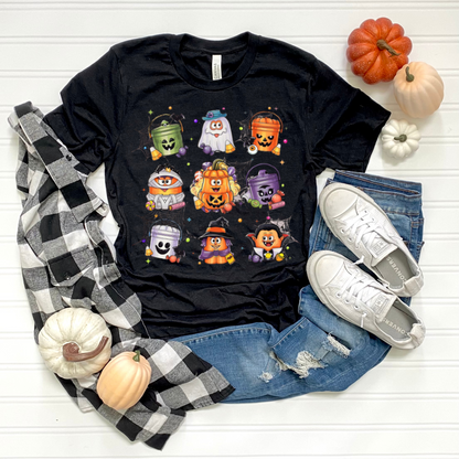 Halloween Nugget Characters T-Shirt