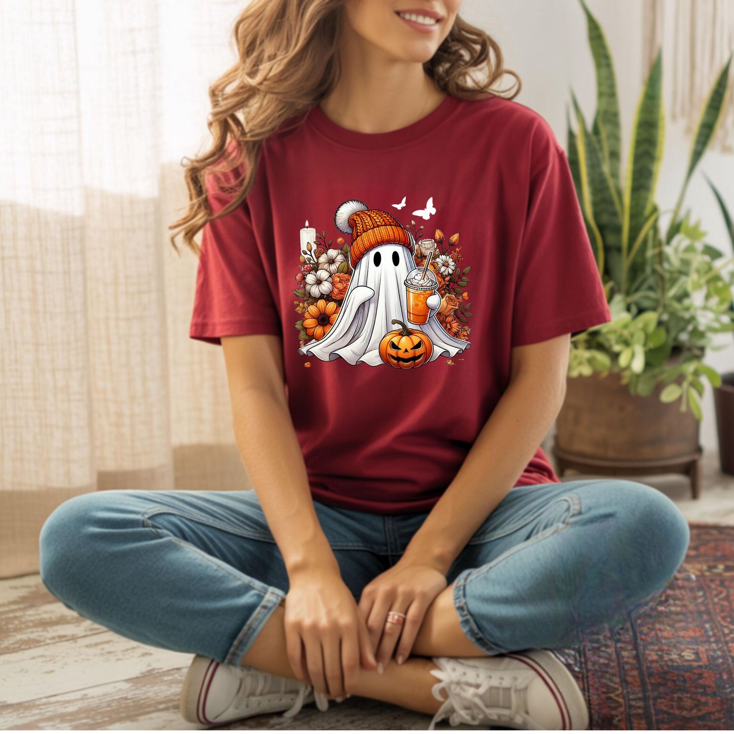 Ghost T-Shirt - Halloween Spirit Unisex Softstyle Tee