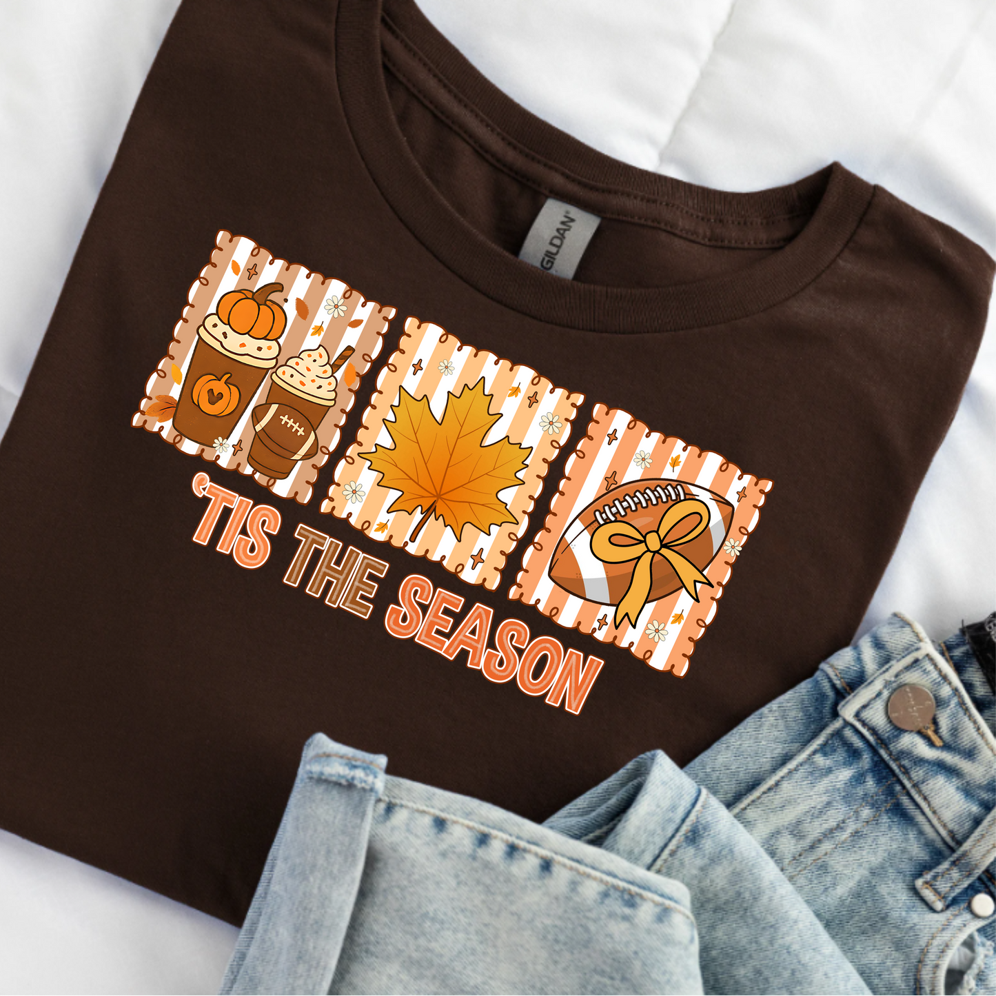 Fall Season Unisex T-Shirt - 'Tis the Season' Design
