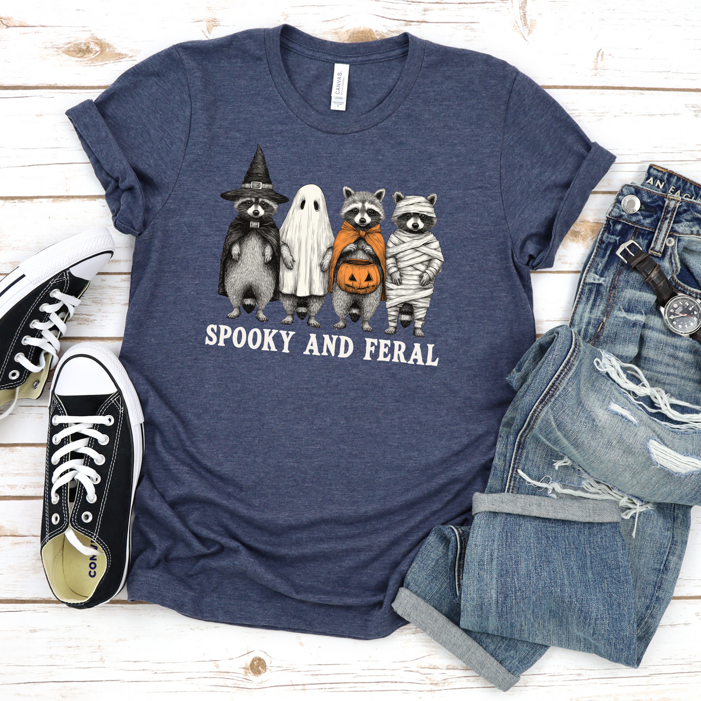 Halloween Racoons T-Shirt