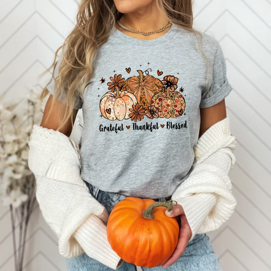 Grateful Thankful Blessed T-Shirt