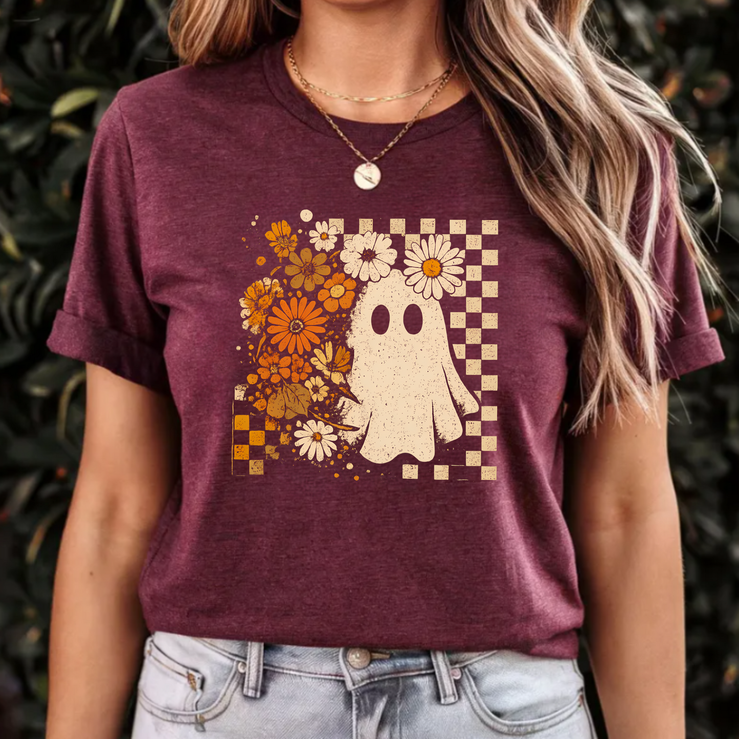 Floral Ghost T-Shirt