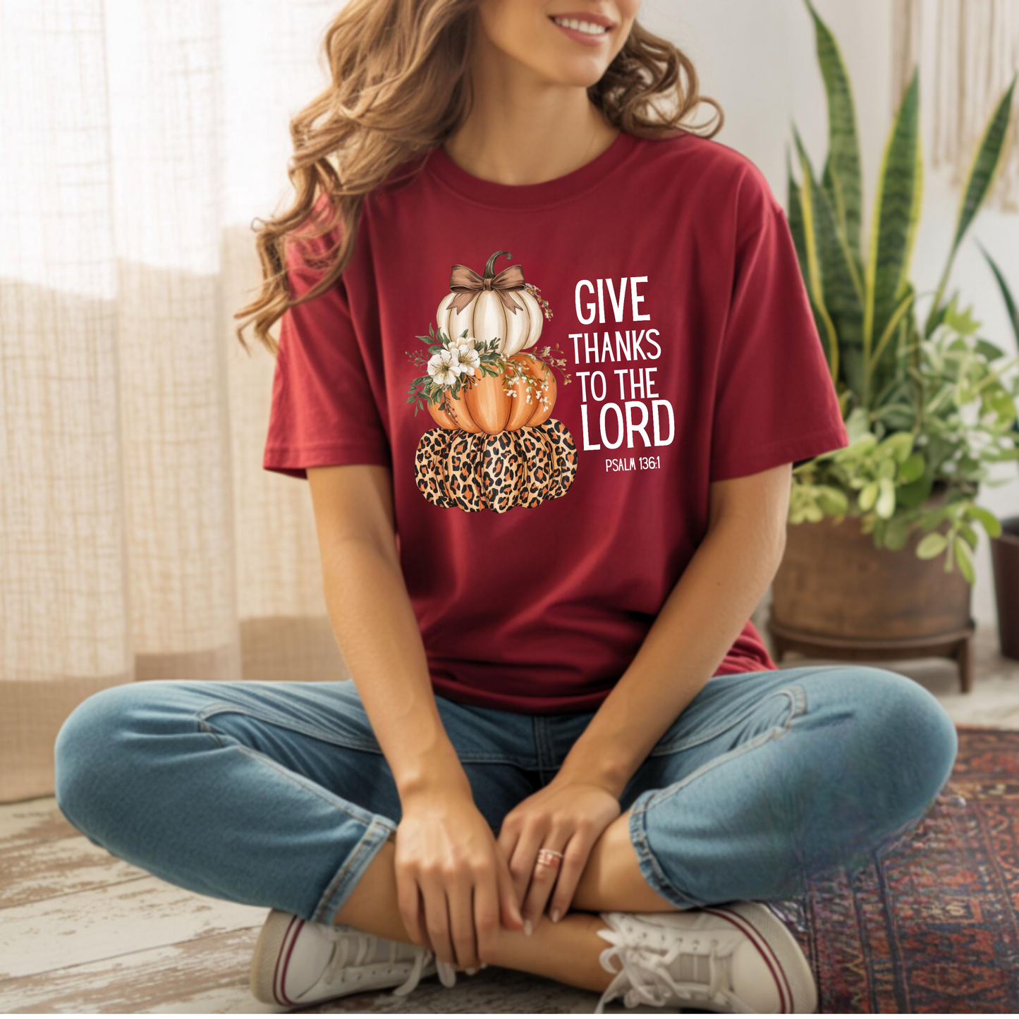 Religious Unisex T-Shirt - Give Thanks to the Lord