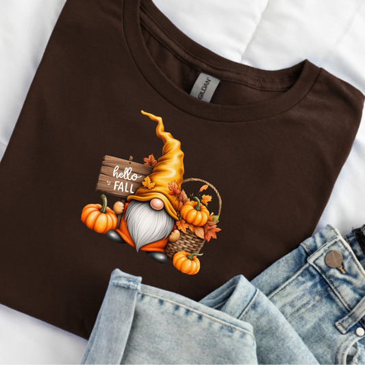 Hello Fall Gnome T-Shirt