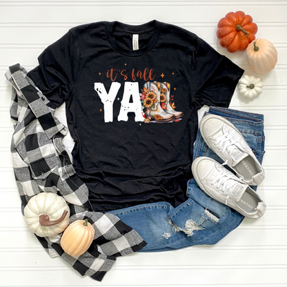 Fall Vibes Unisex T-Shirt - It's Fall y'all Design