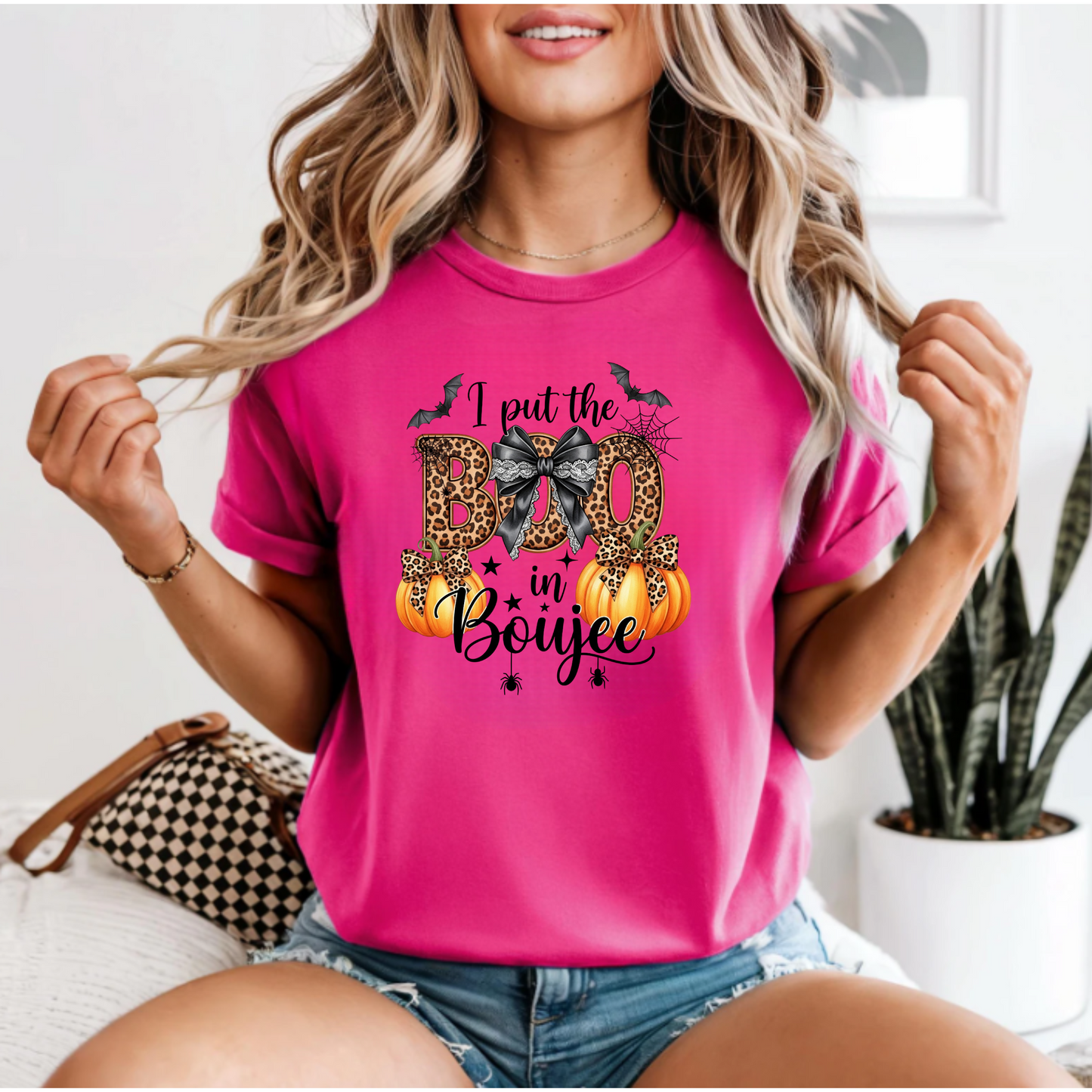 Funny Graphic Tee - Unisex Softstyle T-Shirt - I Put The Boo In Boujee