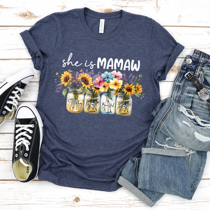 Floral Tee - Mamaw Design