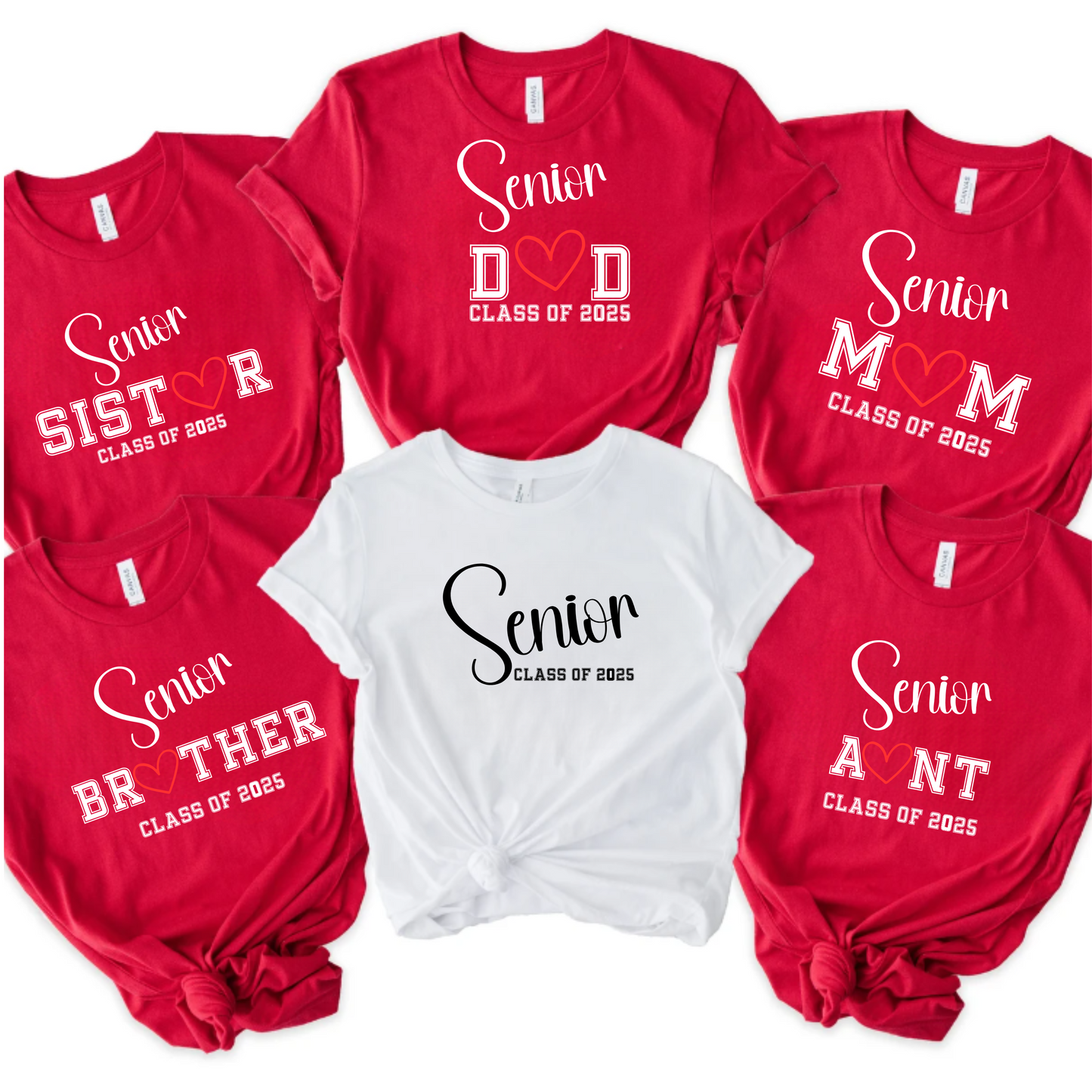 Matching Customized Senior Graduation Unisex Tee