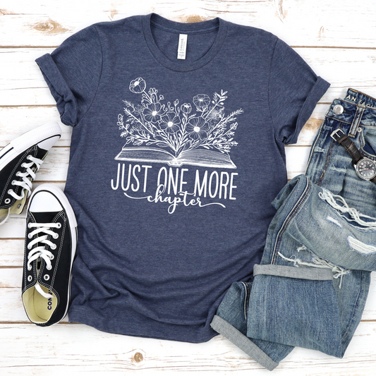 Floral Just One More Chapter Shirt