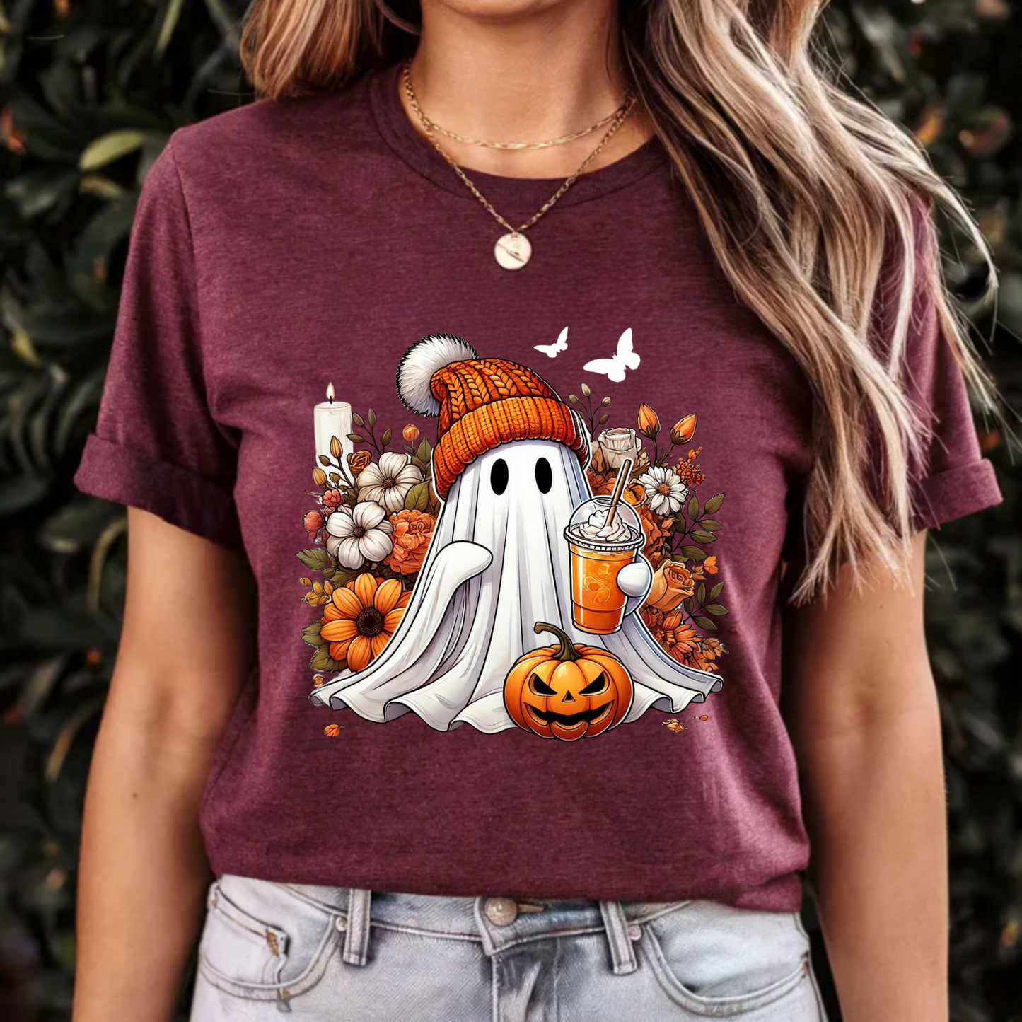 Ghost T-Shirt - Halloween Spirit Unisex Softstyle Tee