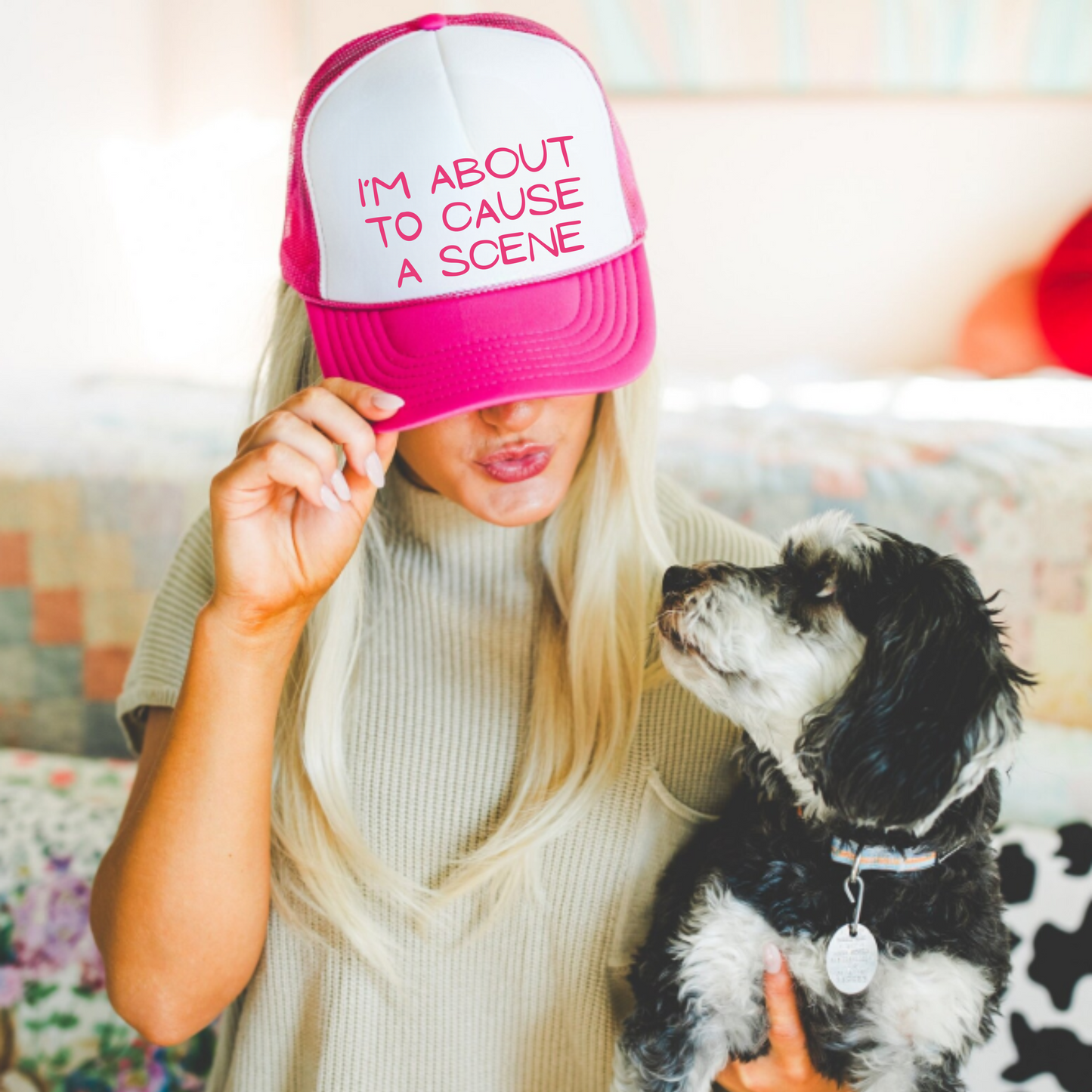Trucker Cap - I'm about to cause a scene