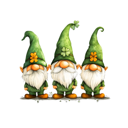 3 gnomes St. Patrick's Day png