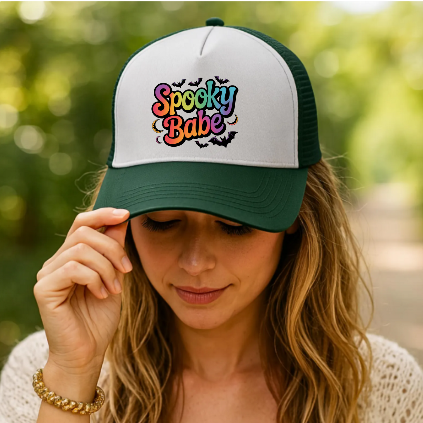 Trucker Cap - Spooky Babe Halloween Designs