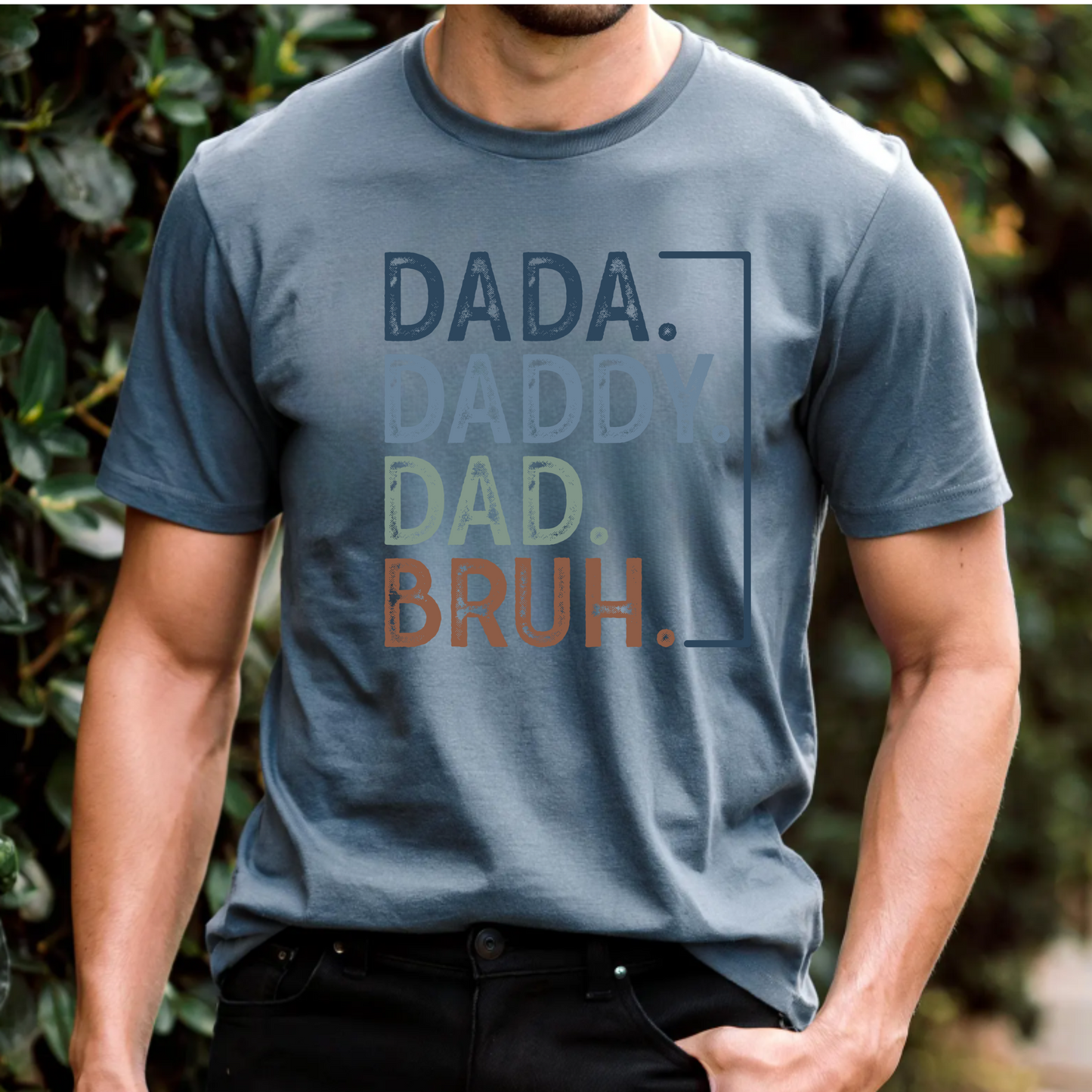 T-Shirt Dada Daddy Dad Bruh Family Men's Tee
