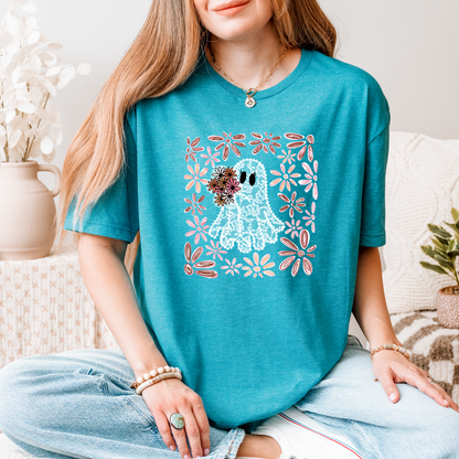 Floral Lace Ghost T-Shirt