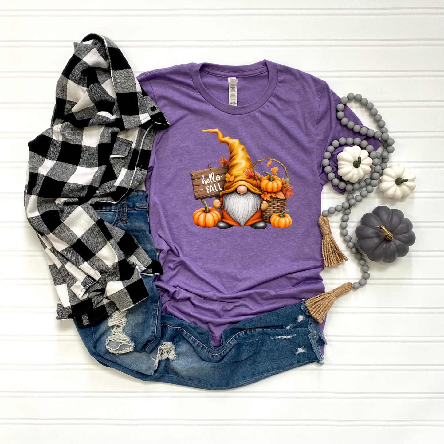 Hello Fall Gnome T-Shirt