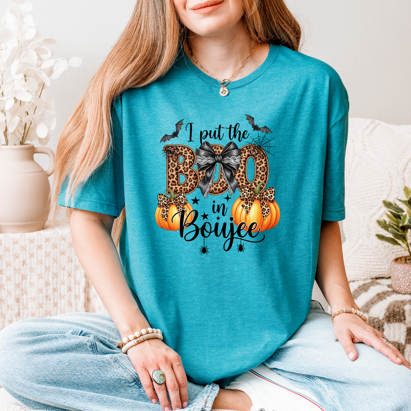 Funny Graphic Tee - Unisex Softstyle T-Shirt - I Put The Boo In Boujee