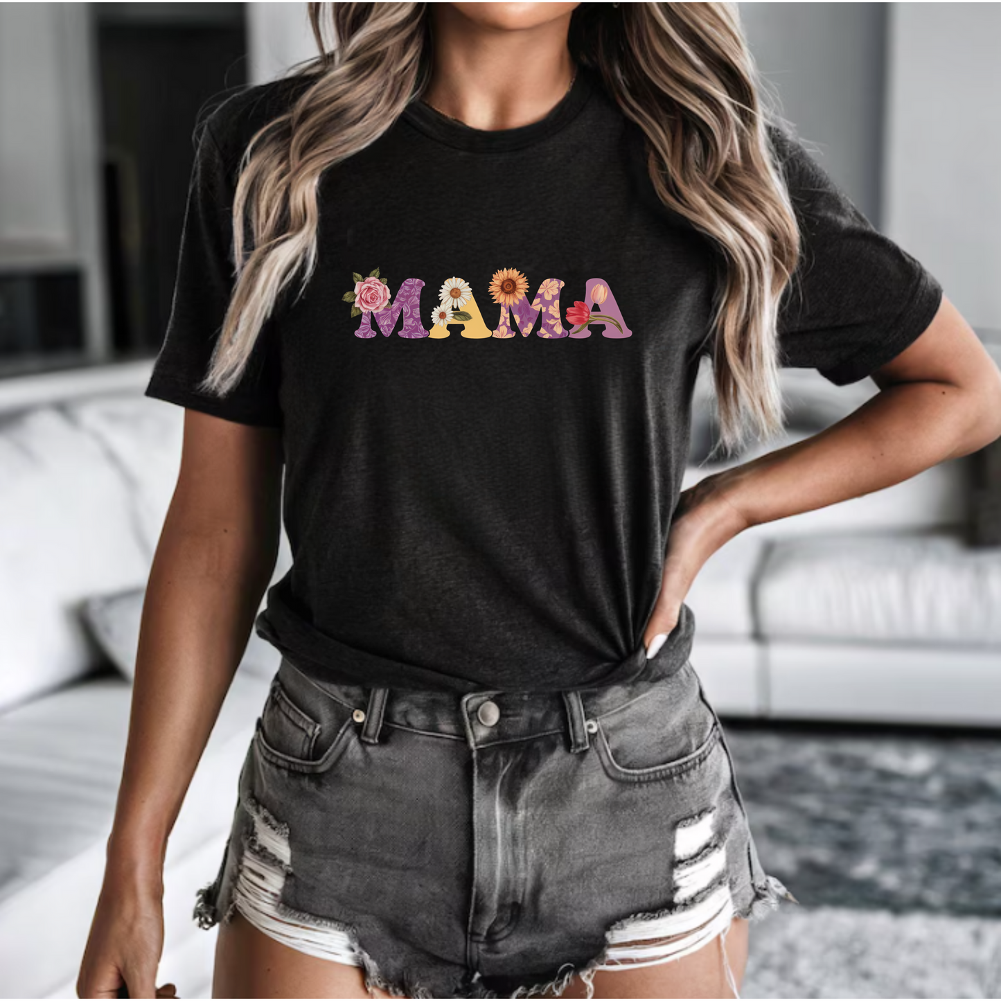 Floral Mama T-shirt